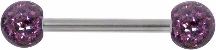 Image du produit Bijouteria Piercing poitrine (Acier chirurgical 316L, Résine époxy, Cristallin)