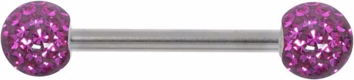 Produktbild Bijouteria Brustpiercing (Kristall, Chirurgenstahl 316L, Epoxiharz)