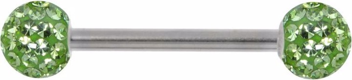 Produktbild Bijouteria Brustpiercing (Kristall, Chirurgenstahl 316L, Epoxiharz)