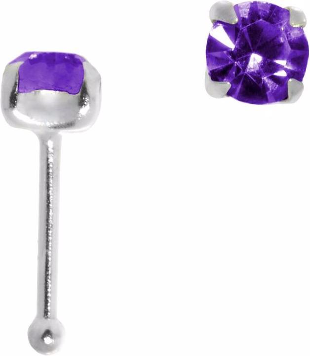 Produktbild Bijouteria Nasenpiercing (Kristall, Silber 925)