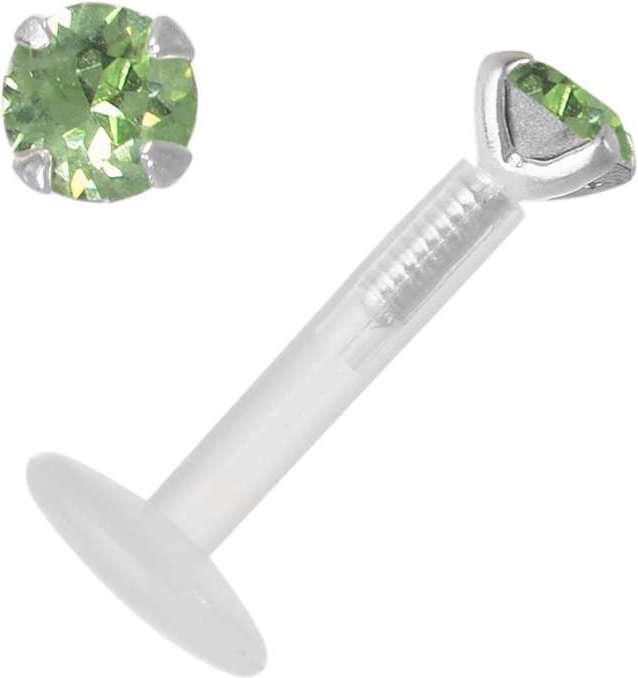 Immagine prodotto Bijouteria Piercing (Bioplastica, Argento 925, Cristallo premium)