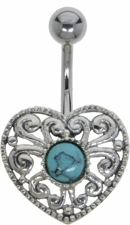 Immagine prodotto Bijouteria Piercing ventre (Gioiello, Argento 925, Acciaio chirurgico 316L)