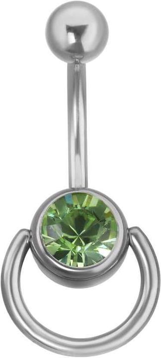 Produktbild Bijouteria Bauchpiercing (Chirurgenstahl 316L, Kristall)