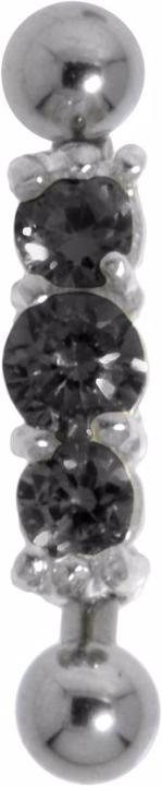 Immagine prodotto Bijouteria Piercing sopracciglio (Zirconia, Argento 925, Acciaio chirurgico 316L)