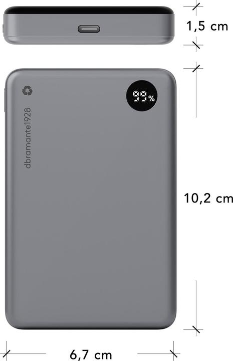 Actual product image dbramante1928 re-charge (10000 mAh, 15 W, 38.50 Wh)