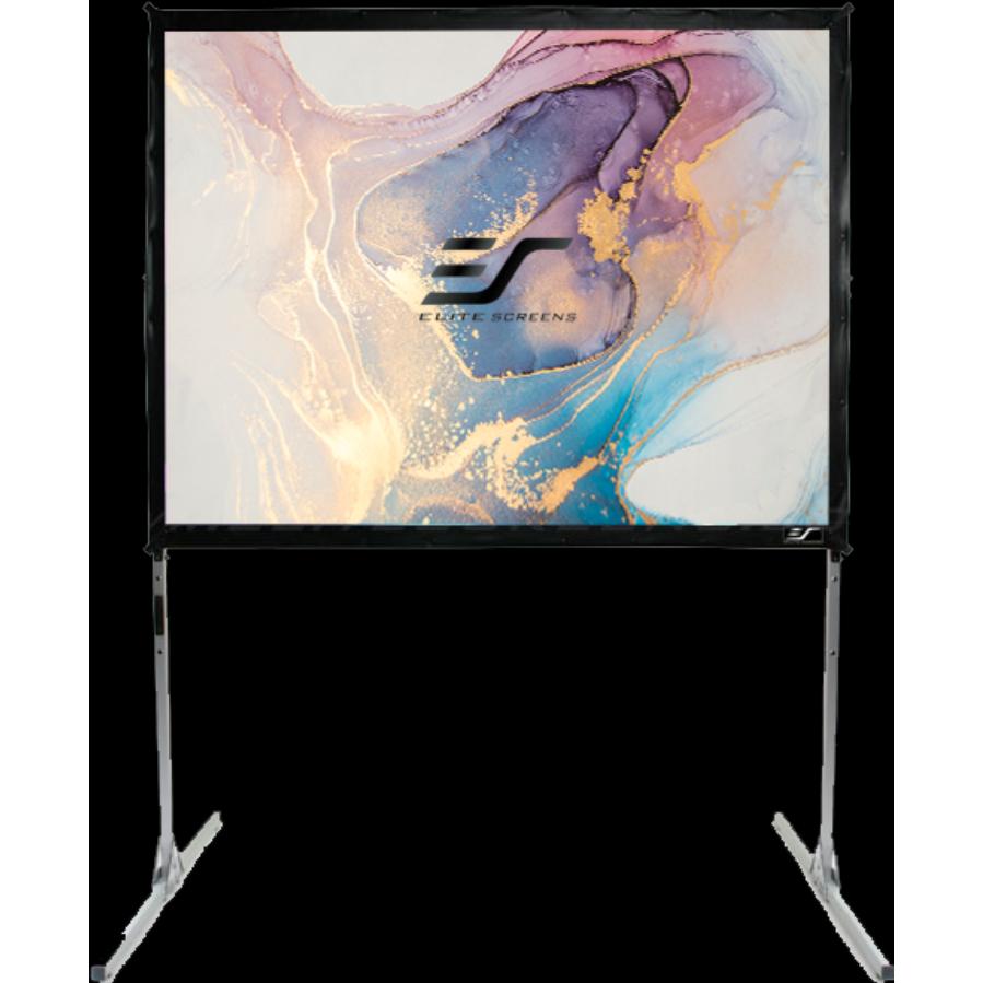 Elite Screens Quick Stand (180", 16:9), Leinwand, Silber