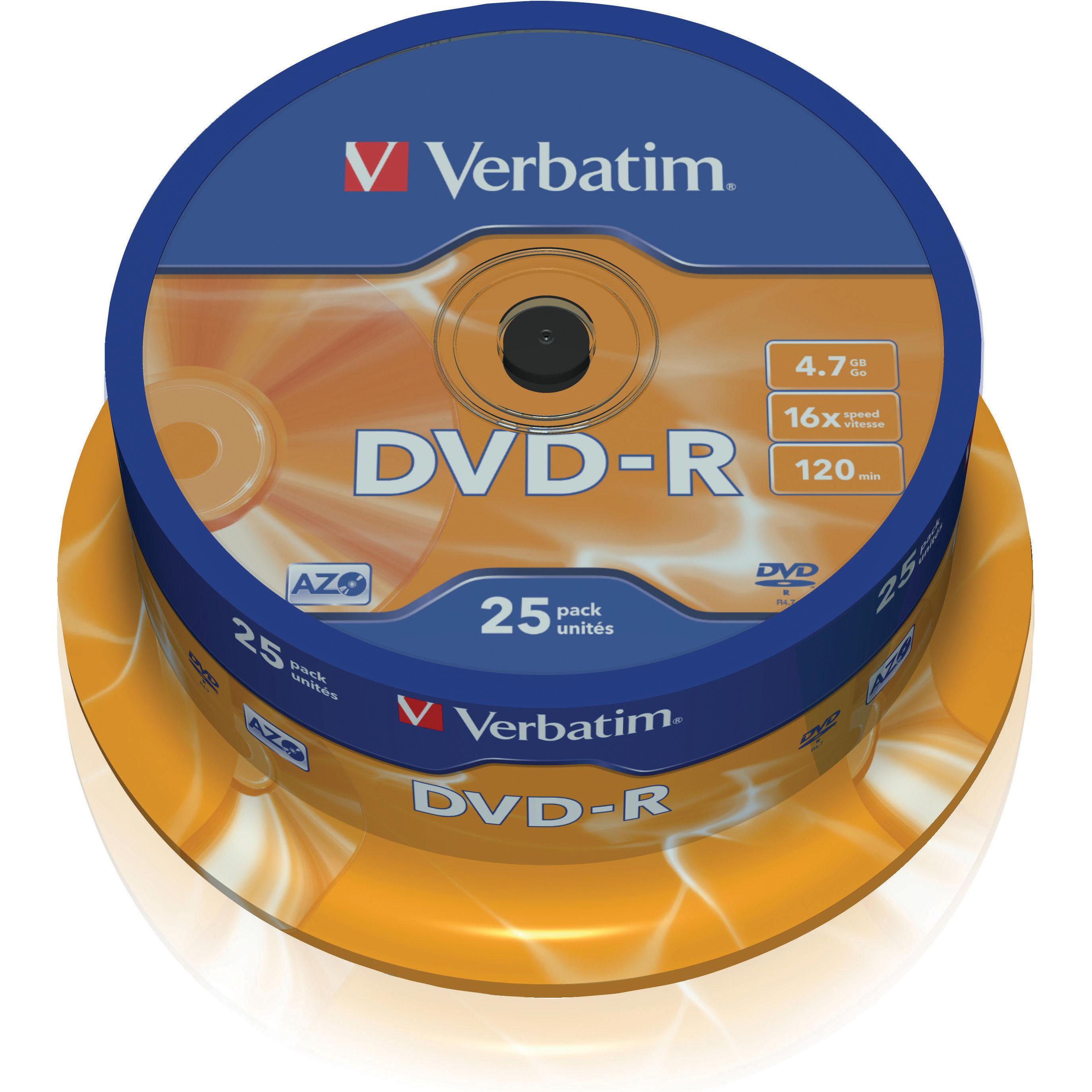 Verbatim Dvd-R (25 x), Optischer Datenträger