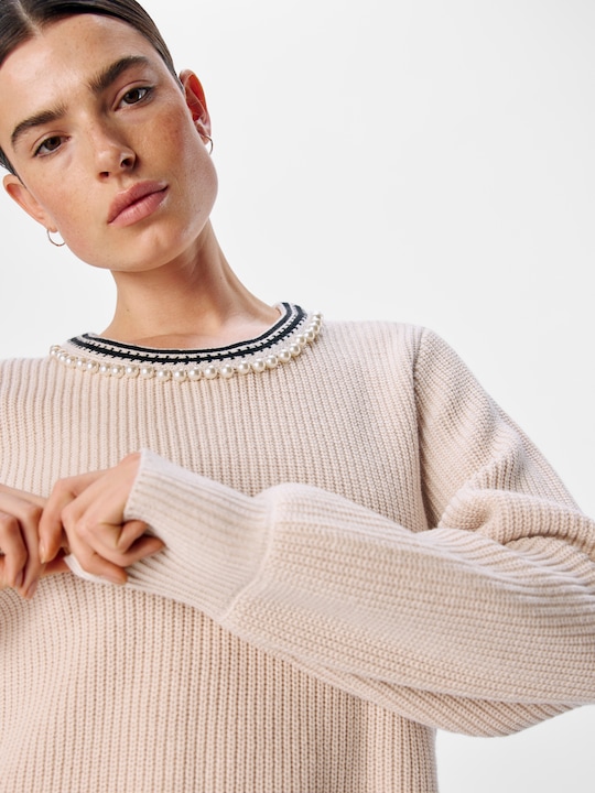 Produktbild Object Gerippter Strickpullover (L)
