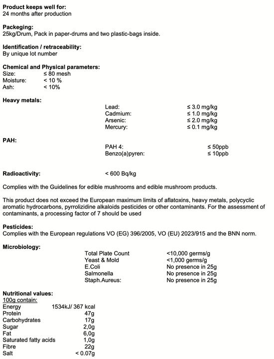 Produktbild Zimmerli Adaptogene Cordyceps Pulver (BIO) (1 Stück, Pulver, 100 g)