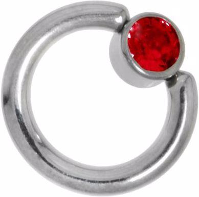 Image du produit Bijouteria 1.2mm Titane élément de piercing (Titane, Zircone)