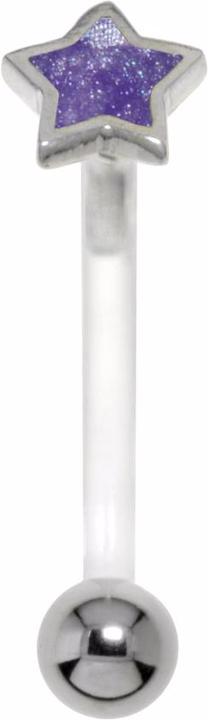 Produktbild Bijouteria Bauchpiercing (Bioplast, Chirurgenstahl 316L, Silber 925, Email)