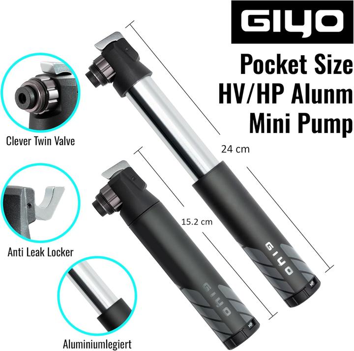 Produktbild Giyo Mini-Fahrradpumpe