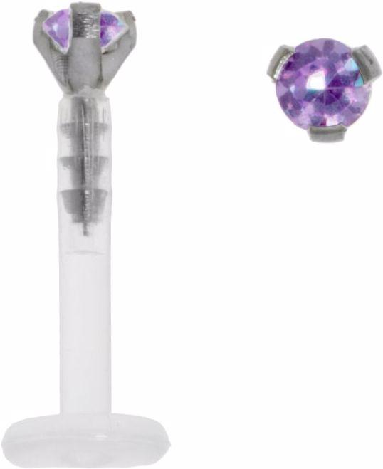 Viola chiaro, Trasparente, Argento