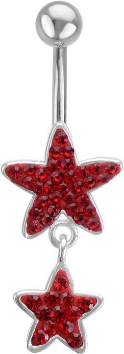 Produktbild Bijouteria Bauchpiercing (Chirurgenstahl 316L, Kristall)