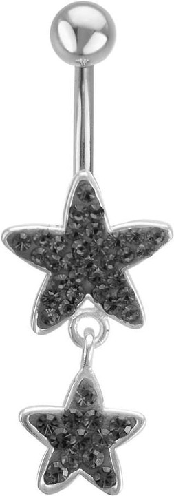 Produktbild Bijouteria Bauchpiercing (Chirurgenstahl 316L, Kristall)