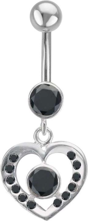 Image du produit Bijouteria Piercing nombril (Argent 925, Cristallin, Acier chirurgical 316L)