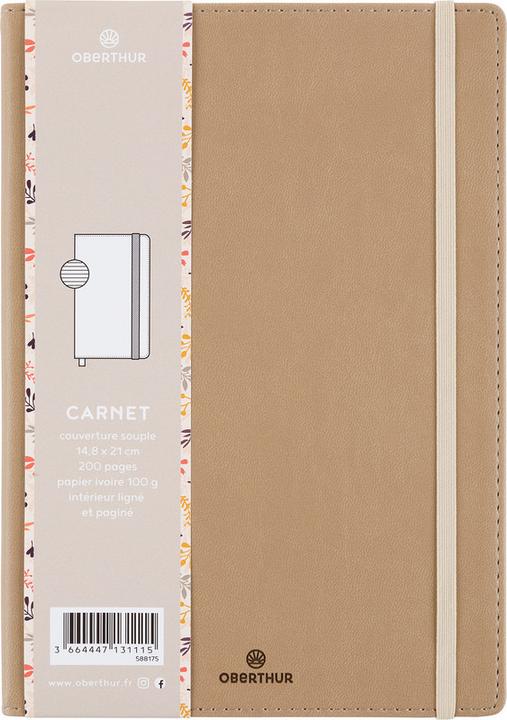 Actual product image Oberthur Notizbuch A5 Carmen Sable - 200 Seiten - Liniert (A5, Lined)