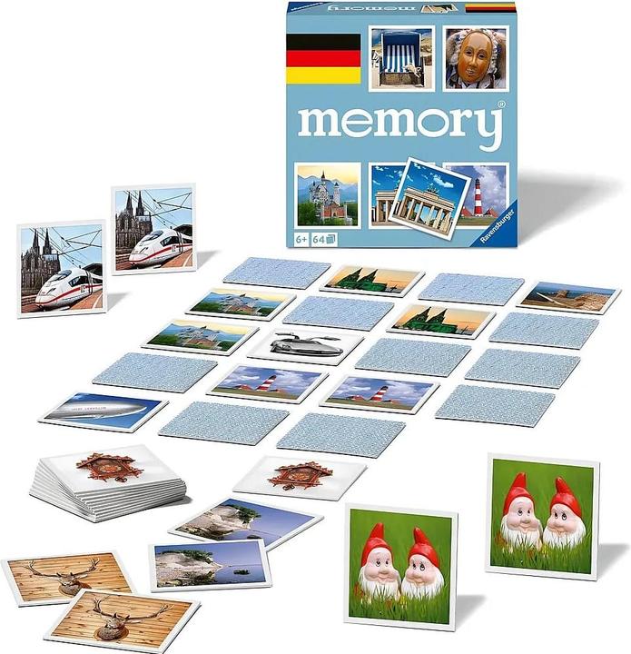 Image du produit Ravensburger memory® France (Allemand, Anglais, Danois, Espagnol, Français, Italien, Japonais, Néerlandais, Norvégien, Polonais, Portugais, Suédois, 2 - 8 Joueur)