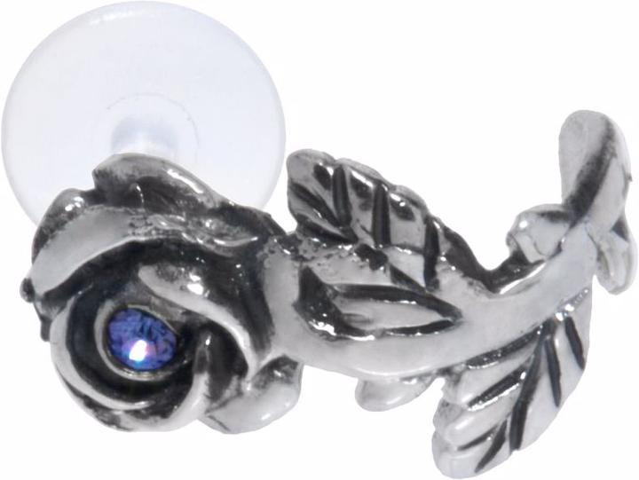 Produktbild Bijouteria Ohrpiercing (Bioplast, Kristall, Silber 925)