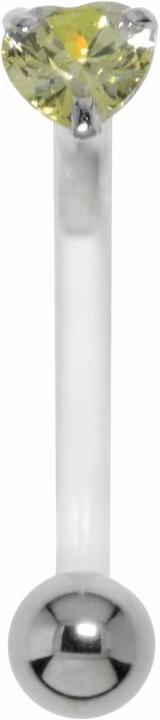 Immagine prodotto Bijouteria Piercing ventre (Zirconia, Bioplastica, Argento 925, Acciaio chirurgico 316L)