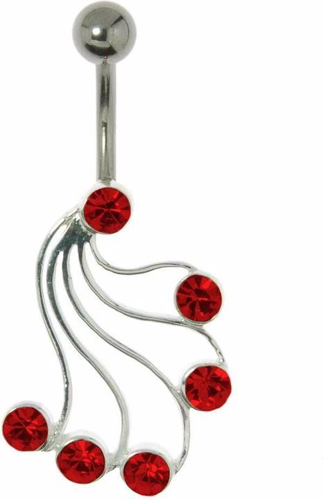 Image du produit Bijouteria Piercing nombril (Argent 925, Cristallin, Acier chirurgical 316L)