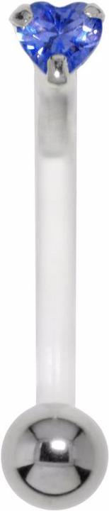 Immagine prodotto Bijouteria Piercing ventre (Bioplastica, Acciaio chirurgico 316L, Argento 925, Zirconia)