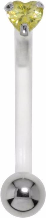 Immagine prodotto Bijouteria Piercing ventre (Zirconia, Bioplastica, Argento 925, Acciaio chirurgico 316L)