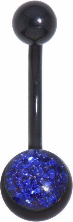 Produktbild Bijouteria Bauchpiercing (Chirurgenstahl 316L, Epoxiharz, PVD Beschichtung (schwarz))