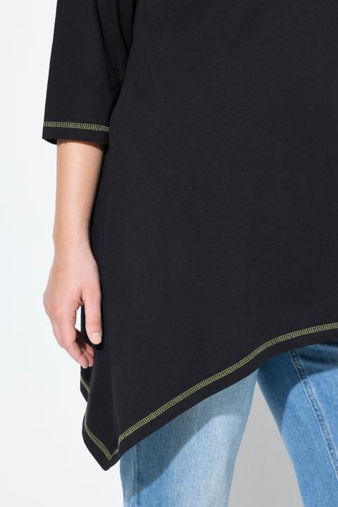 Produktbild Ulla Popken Shirt, Stickerei, A-Linie, Rundhals, 3/4-Arm (42, 44)