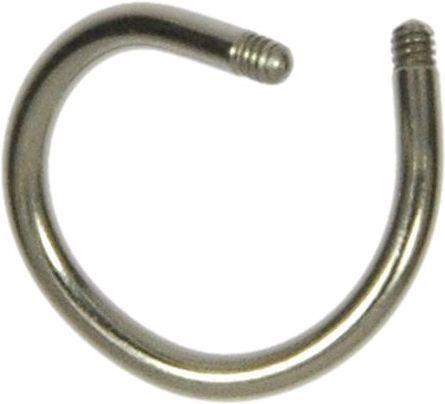 Image du produit Bijouteria 1.2mm Titane élément de piercing (Titane)