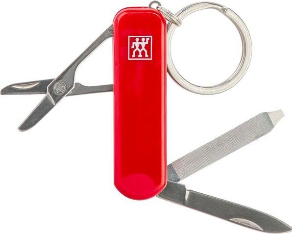 Actual product image Zwilling Multi-Tool w. Keychain, red, 57 mm