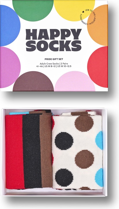 Immagine prodotto Happy Socks Set regalo Pride (Confezione da 2, 36 - 40)