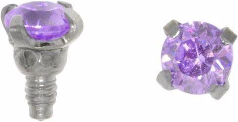 Hellviolett, silberfarbig