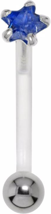 Immagine prodotto Bijouteria Piercing ventre (Zirconia, Bioplastica, Argento 925, Acciaio chirurgico 316L)