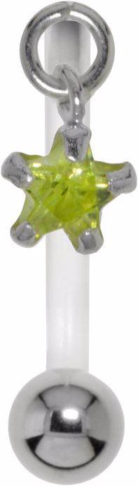 Immagine prodotto Bijouteria Piercing ventre (Zirconia, Bioplastica, Argento 925, Acciaio chirurgico 316L)