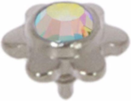 Actual product image Bijouteria Dermal-Anchor tops (Crystal, Titanium)