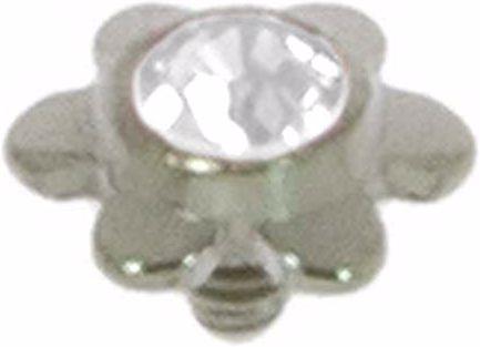 Actual product image Bijouteria Dermal-Anchor tops (Crystal, Titanium)
