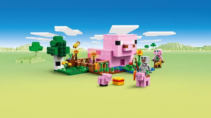 Actual product image LEGO Das Babyschwein-Haus (LEGO Minecraft)