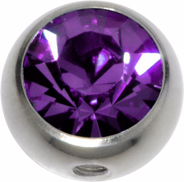 Image du produit Bijouteria Embout de piercing (Acier chirurgical 316L, Cristallin)