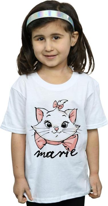 Produktbild Disney The Aristocats Marie Sketch Face TShirt Mädchen (128)