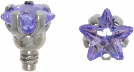 silberfarbig, Violett