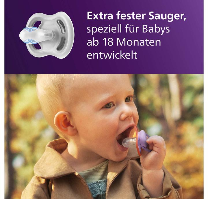 Actual product image Philips Avent Pacifier SCF349/48 ultra air (2x)