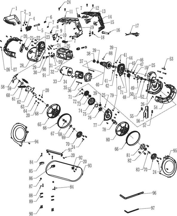 Image du produit Scheppach MBS1100 (Scie à ruban pour bois)