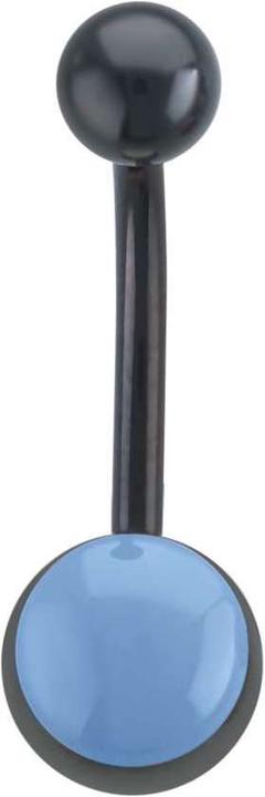 Produktbild Bijouteria Bauchpiercing (Chirurgenstahl 316L, PVD Beschichtung (schwarz), Email)