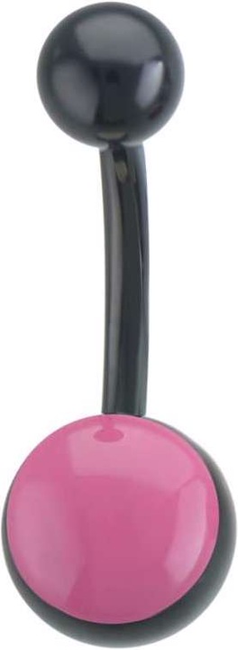 Produktbild Bijouteria Bauchpiercing (Email, Chirurgenstahl 316L, PVD Beschichtung (schwarz))