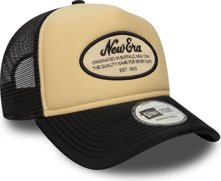 Actual product image New Era A-Frame Mesh Trucker Cap - Foam Brand Logo