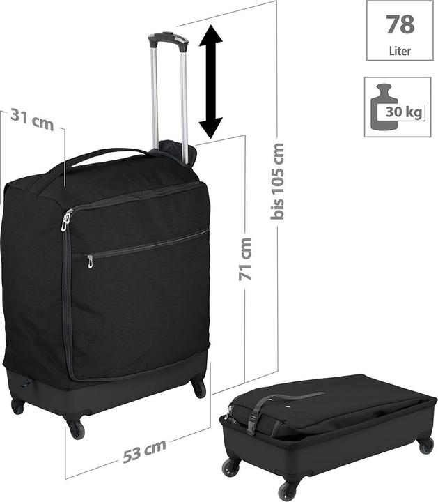 Produktbild Xcase Ultraleichter Reise-Trolley (78 l)
