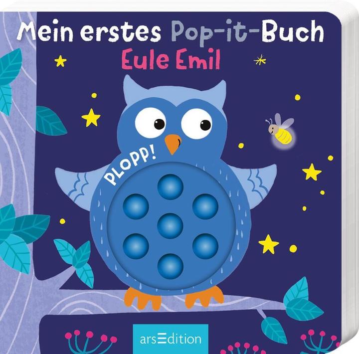 Mein erstes Pop-it-Buch – Eule Emil (Allemand)