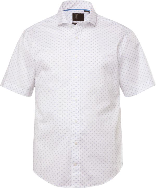Produktbild JP1880 Hemd, Halbarm, Minimalprint, Modern Fit, Haikragen (4XL)