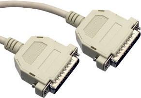 Actual product image Shiverpeaks S/CONN maximum connectivity SUB-D connection cable, 2 x 25-pin Sub D plug, with snap-on bonnets (3 m)